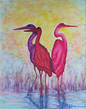 Drugačnost, akvarel, 40x50 cm, 2025, Maja Papež Ilič (2)